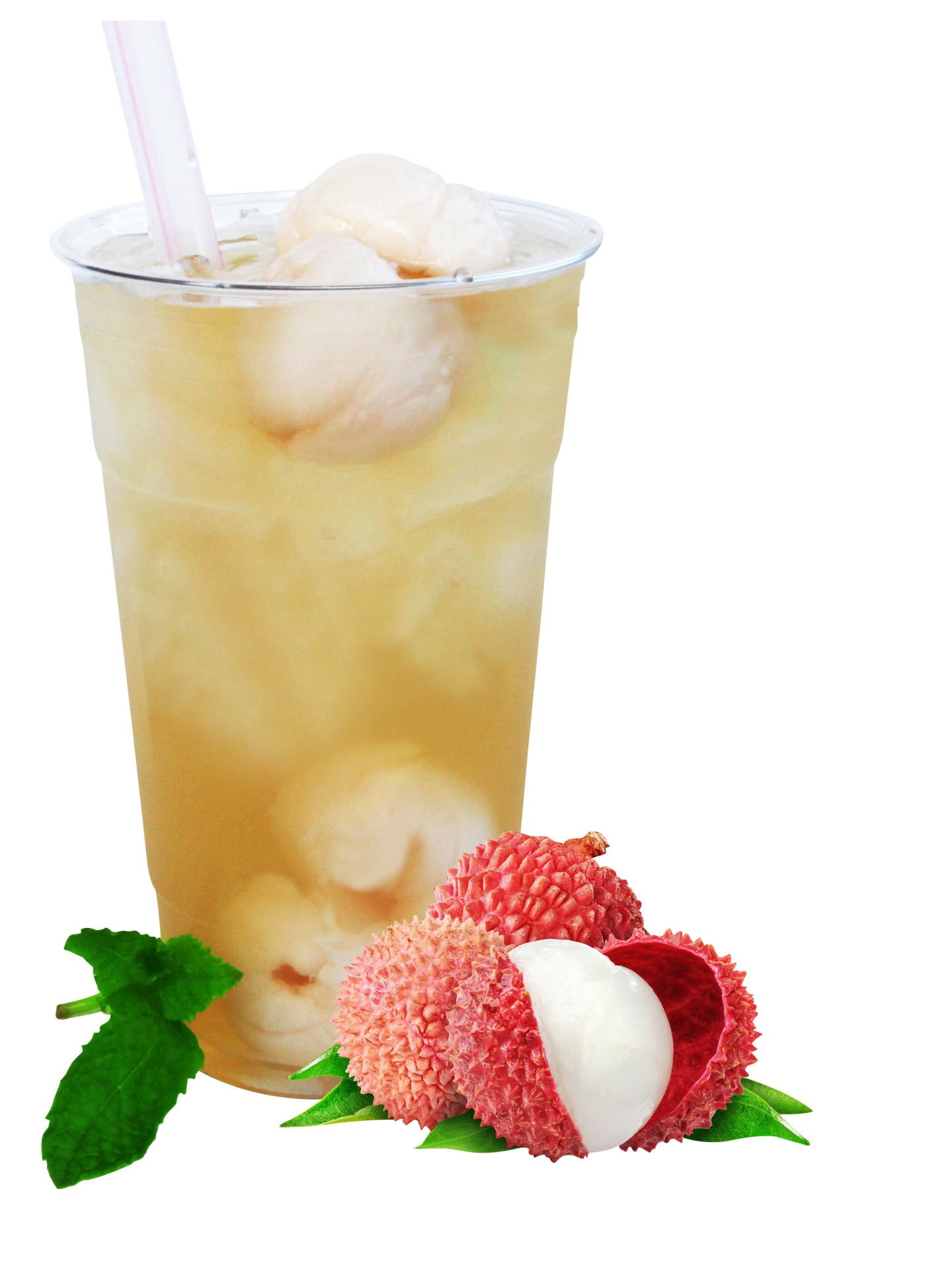 Lychee fruit iced tea/Trà trái vải